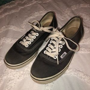 Grey low vans!